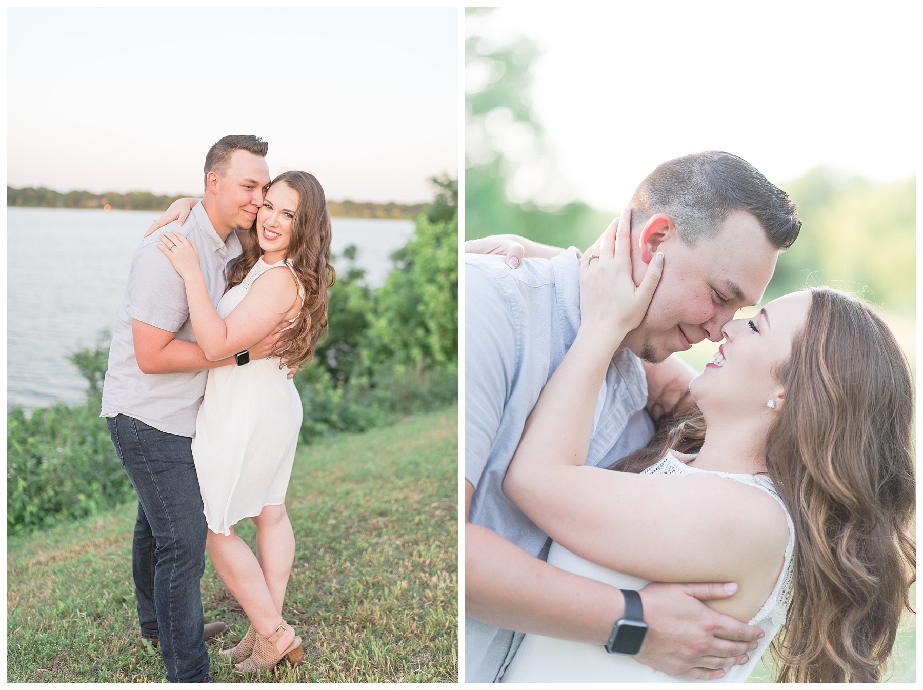 White Rock Lake Engagement Session Rebecca L Jones Photography